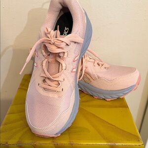 ASICS Ortholite pink & grey athletic shies